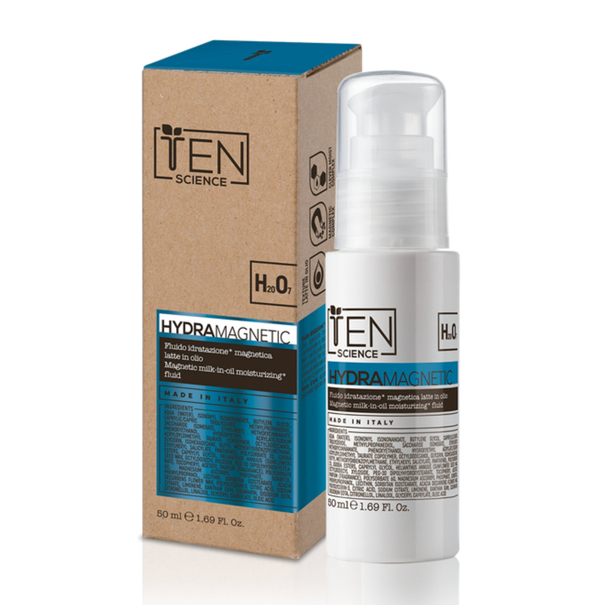 TEN SCIENCE MAGNETIC MILK-IN-OIL MOISTURIZING FLUID