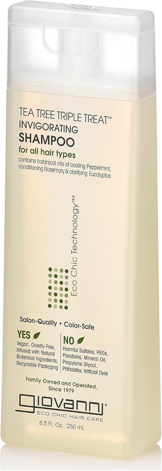 Giov Tea Tree Triple Treat Shampoo 2Oz