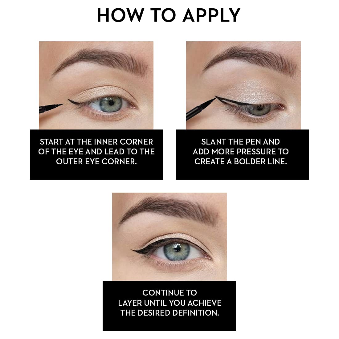 SUGAR Arrested For Overstay Waterproof Eyeliner - 01 I'll Be Black