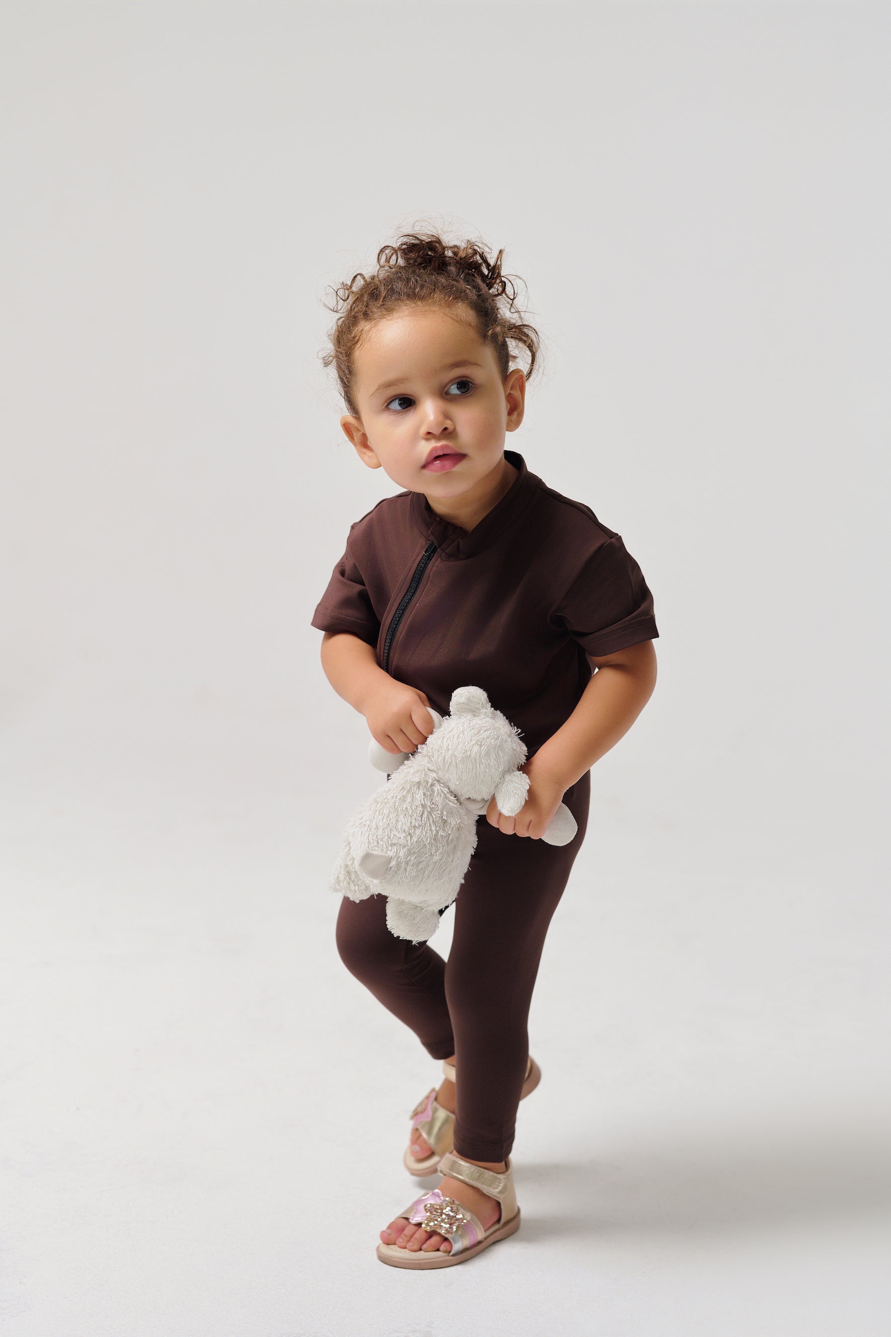 MULU Classic Unisex Baby Tights - Brown