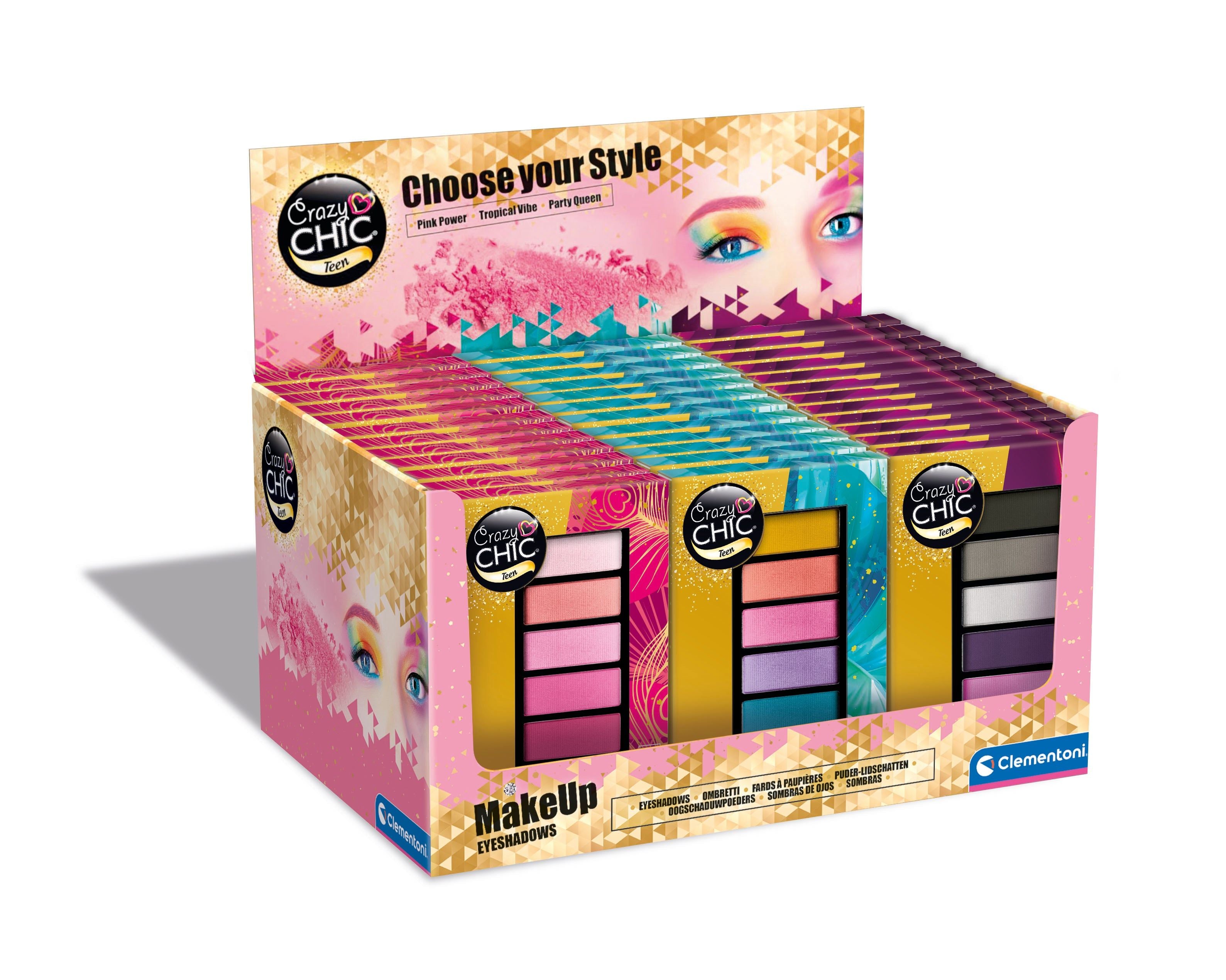 Clementoni Crazy Chic Makeup Eyeshadows