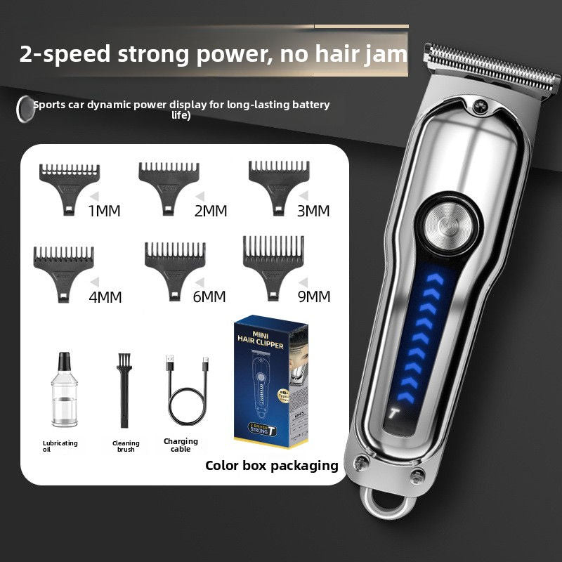 Hair Clipper with 6 Guide Combs