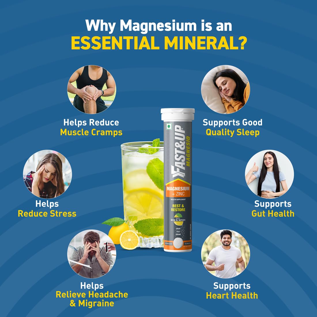Fast & Up L-arginine - Boosts Stamina & Nitric Oxide - Lemon