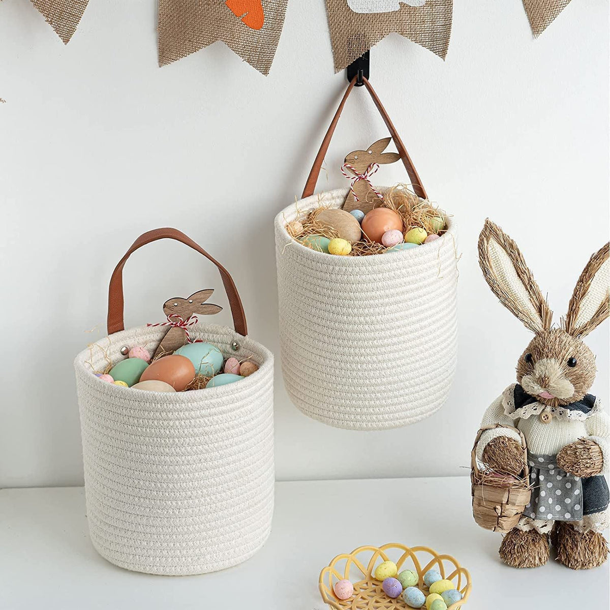 AIESY® Handcrafted Decorative Rope Plant Hanging Basket