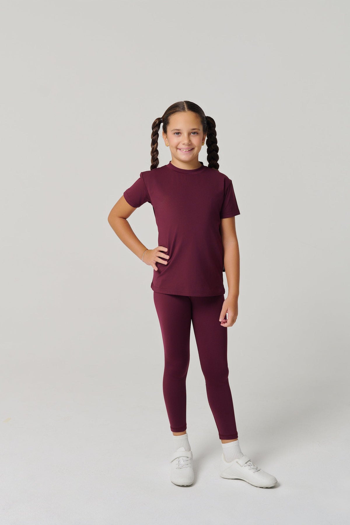 MULU Classic Kids Leggings - Maroon