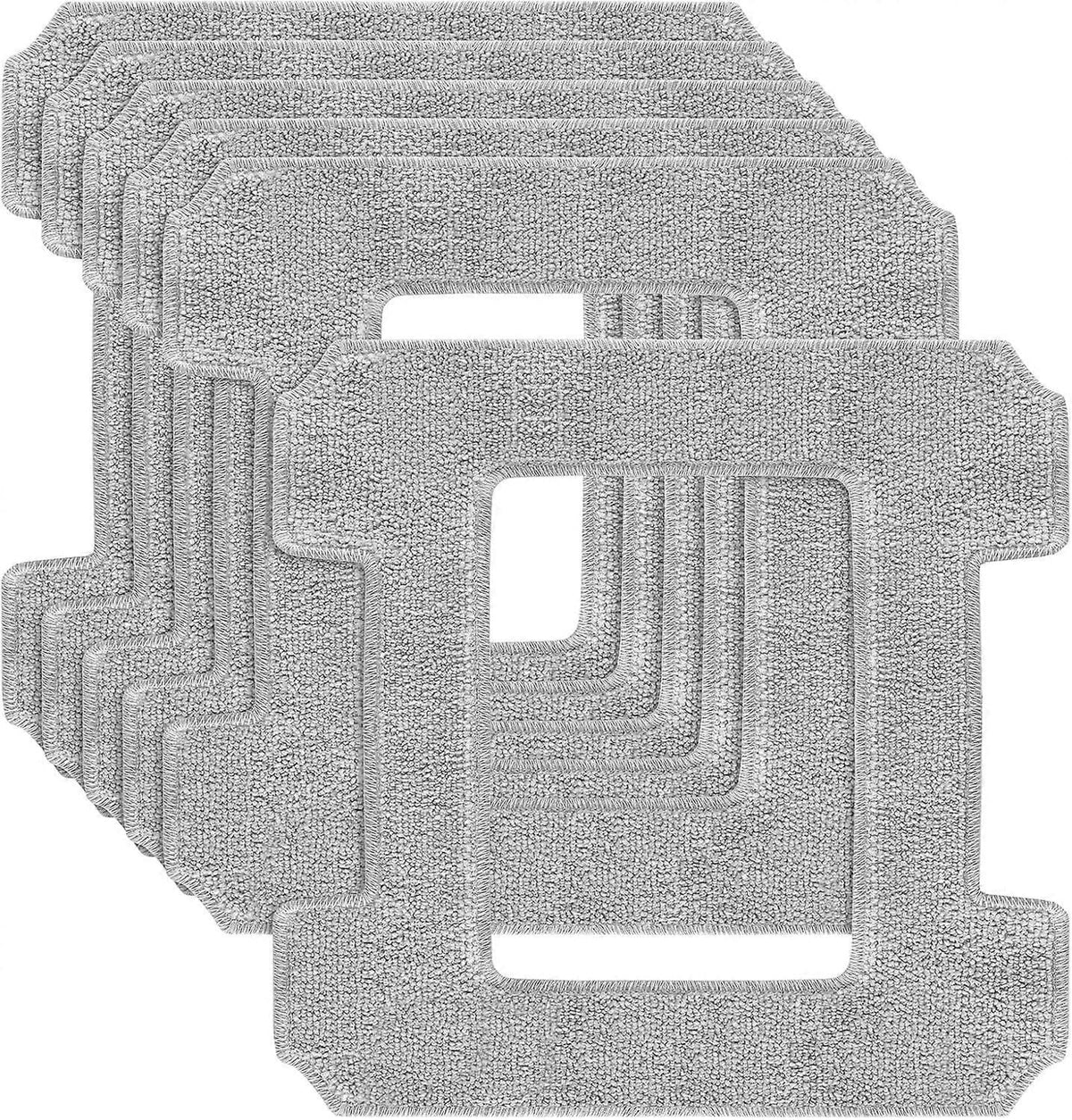 6 Pack Window Robot Cleaning Pads Washable Microfiber Cloth Set