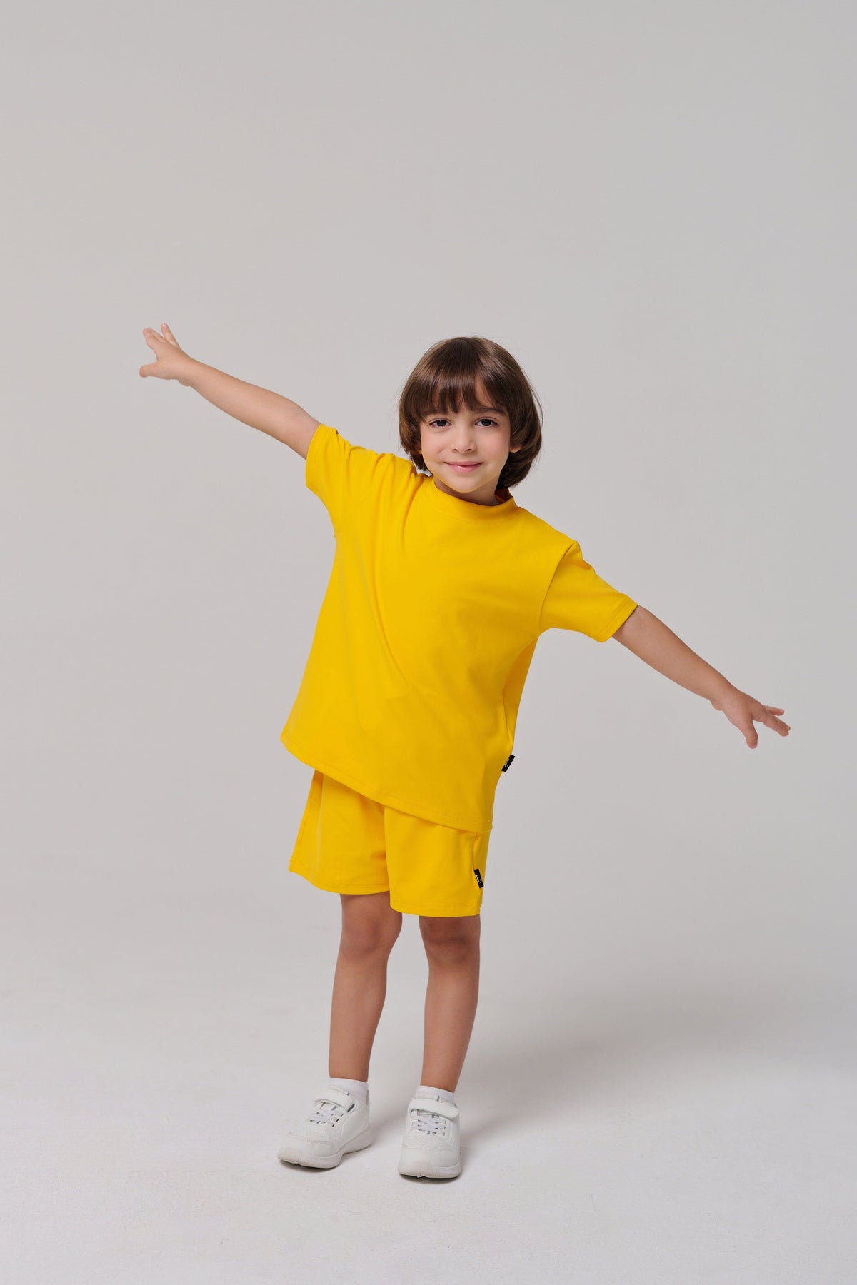 Regular Fit Kids Shorts - Bright Yellow