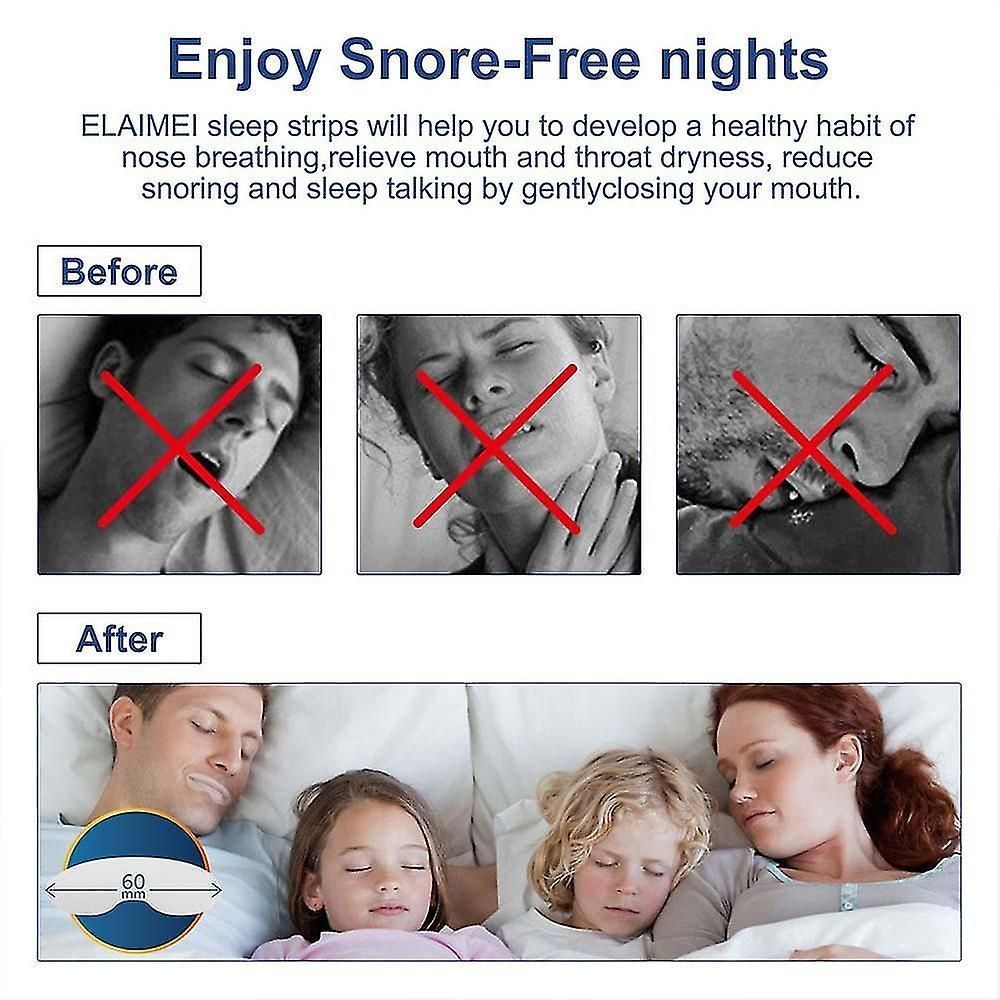 90 Pack Sleep Strips Sleeping Mouth Tape Anti-snoring Closed-mouth Patch