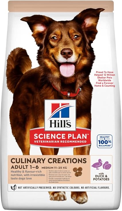 Hill's Science Plan Culinary Creation Adult Dog food Duck & Potatoes- 14kg