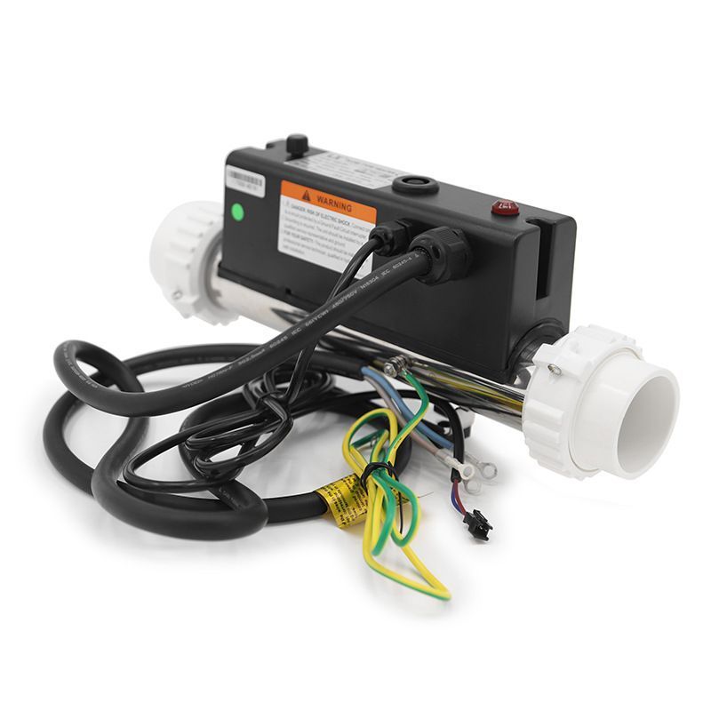 H20-R1/2KW LX SPA Pool Heater - Long Version I-Shape, 230V/50Hz, with Pressure Switch for Bate and Massage