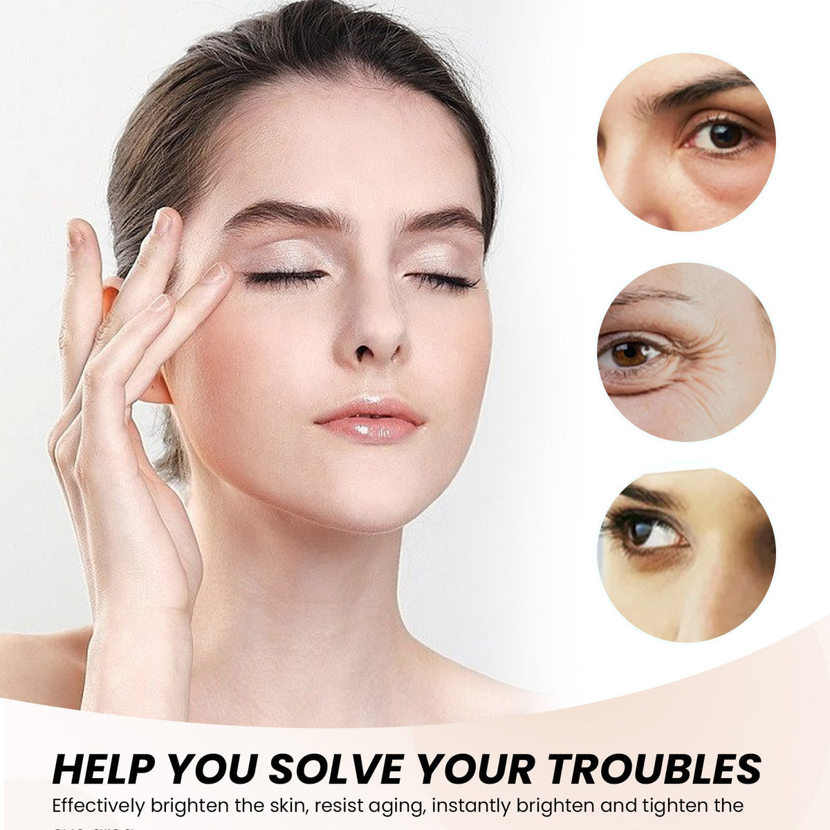 Revitalize & Moisturize Eye Skin, Reduce Dark Circles, Fine Lines, Crow's Feet ,30ml
