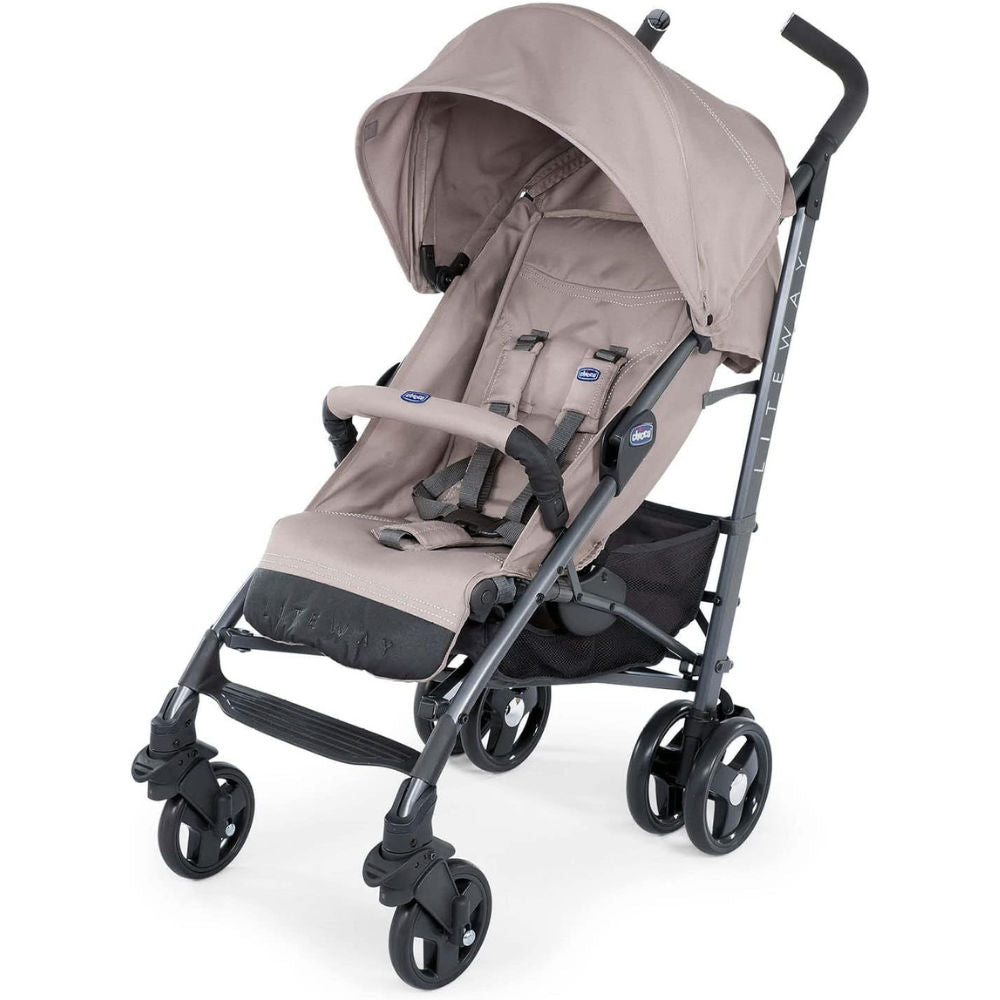 Chicco Lite Way 3 Top with Bumper Bar bej color