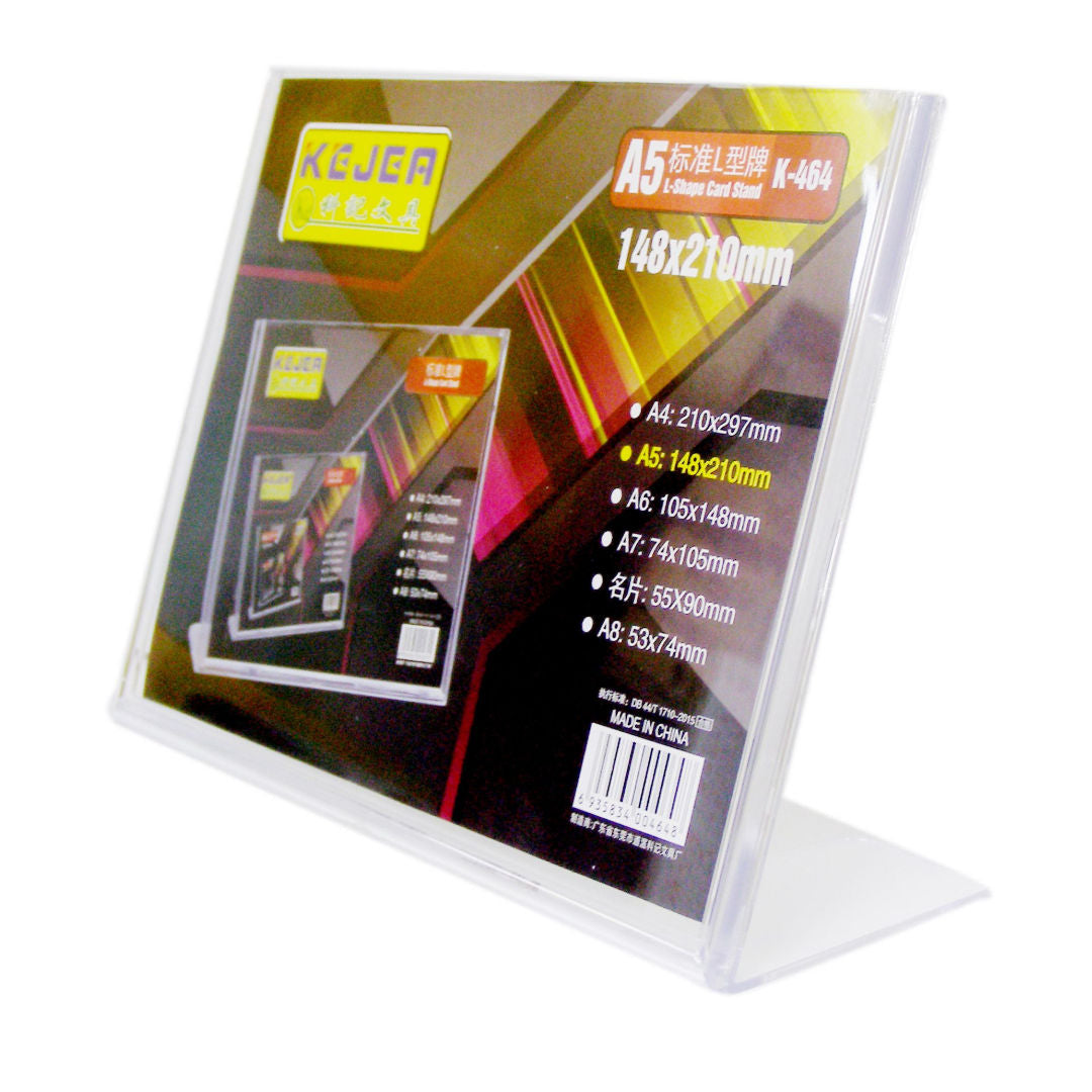 RSC Kejea Acrylic L-Shape Card Holder