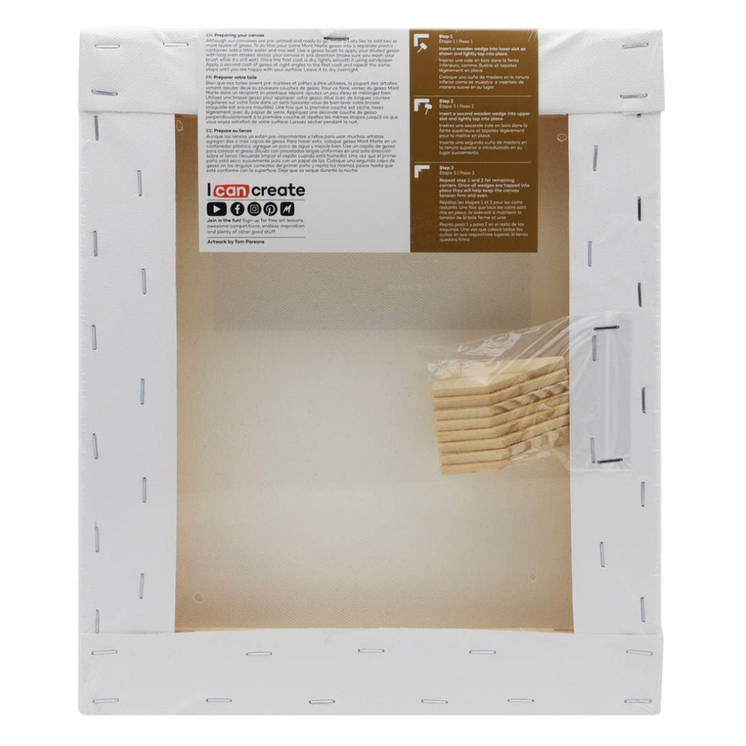 Mont Marte Double Thick Canvas Premium, 10x12", 25.4X30.5cm, CMMD2530
