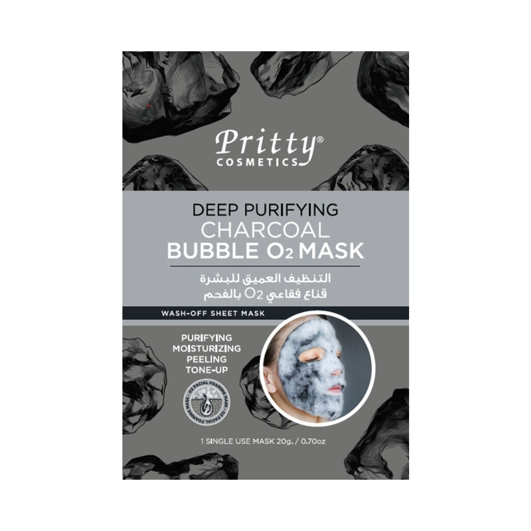 Pritty Cosmetics Deep Purifying Bubble O2 Face Mask, 20gm