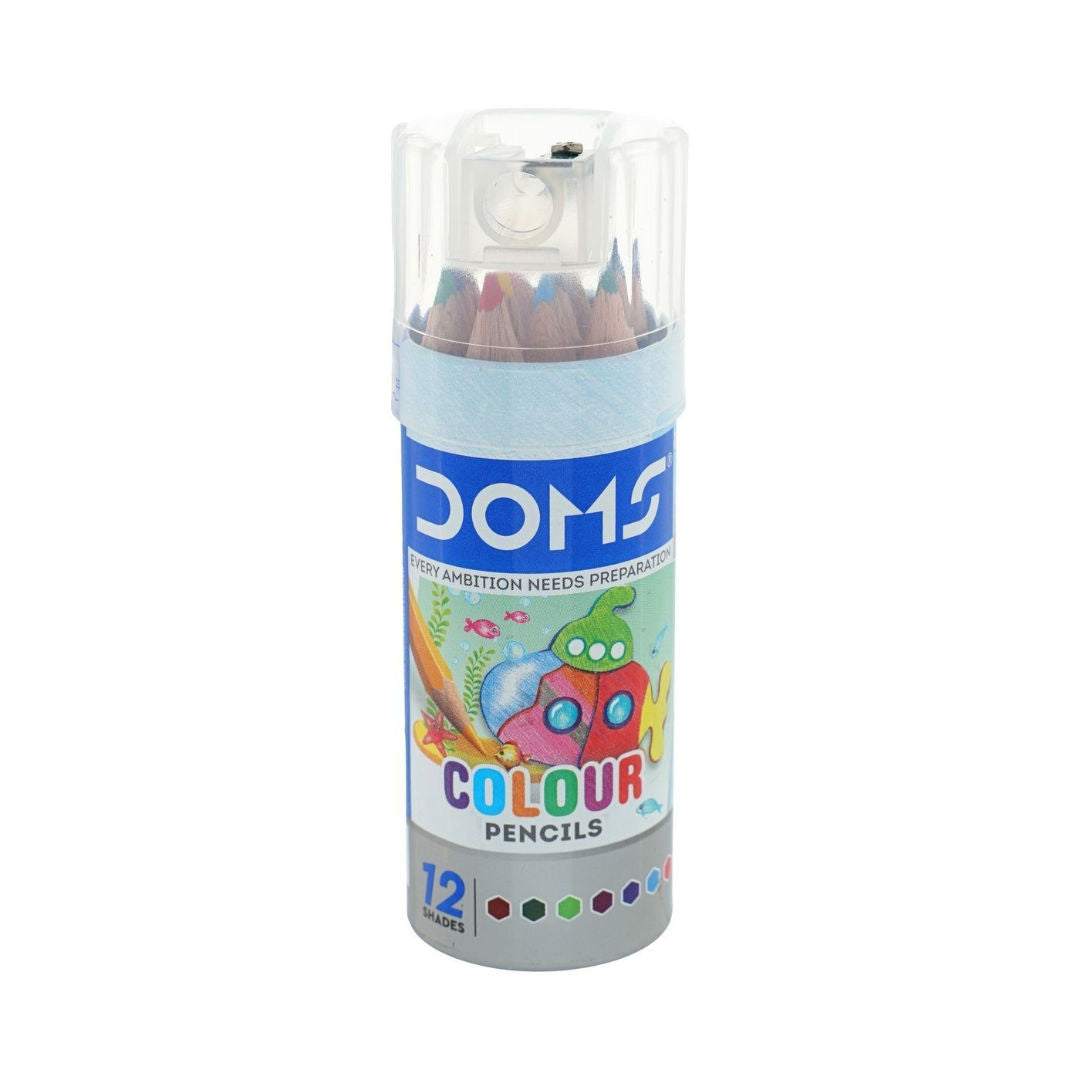 Doms 12 Half Size Colour Pencils