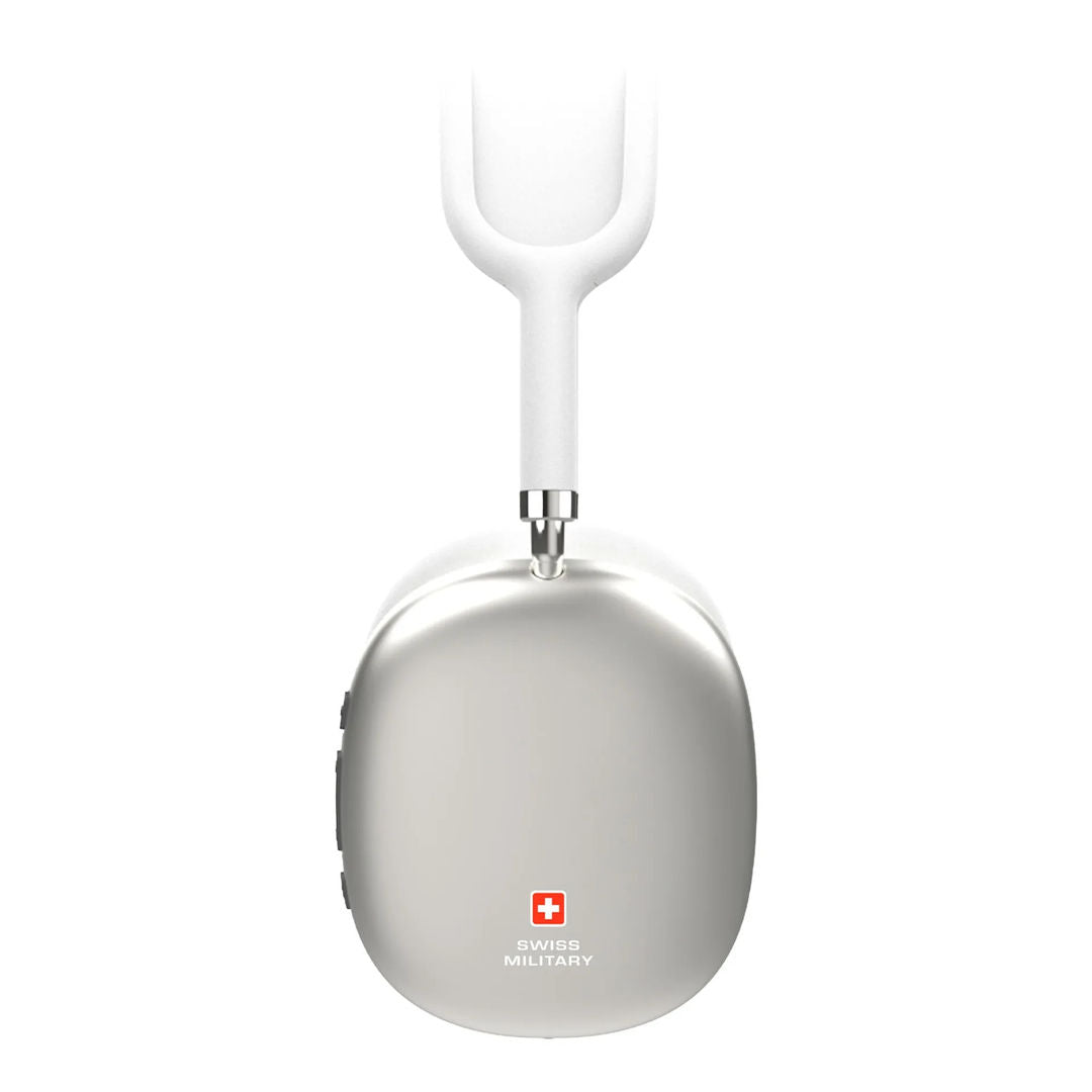 Swiss Military Airflow Over-ear ANC Wireless Headphone, Silver