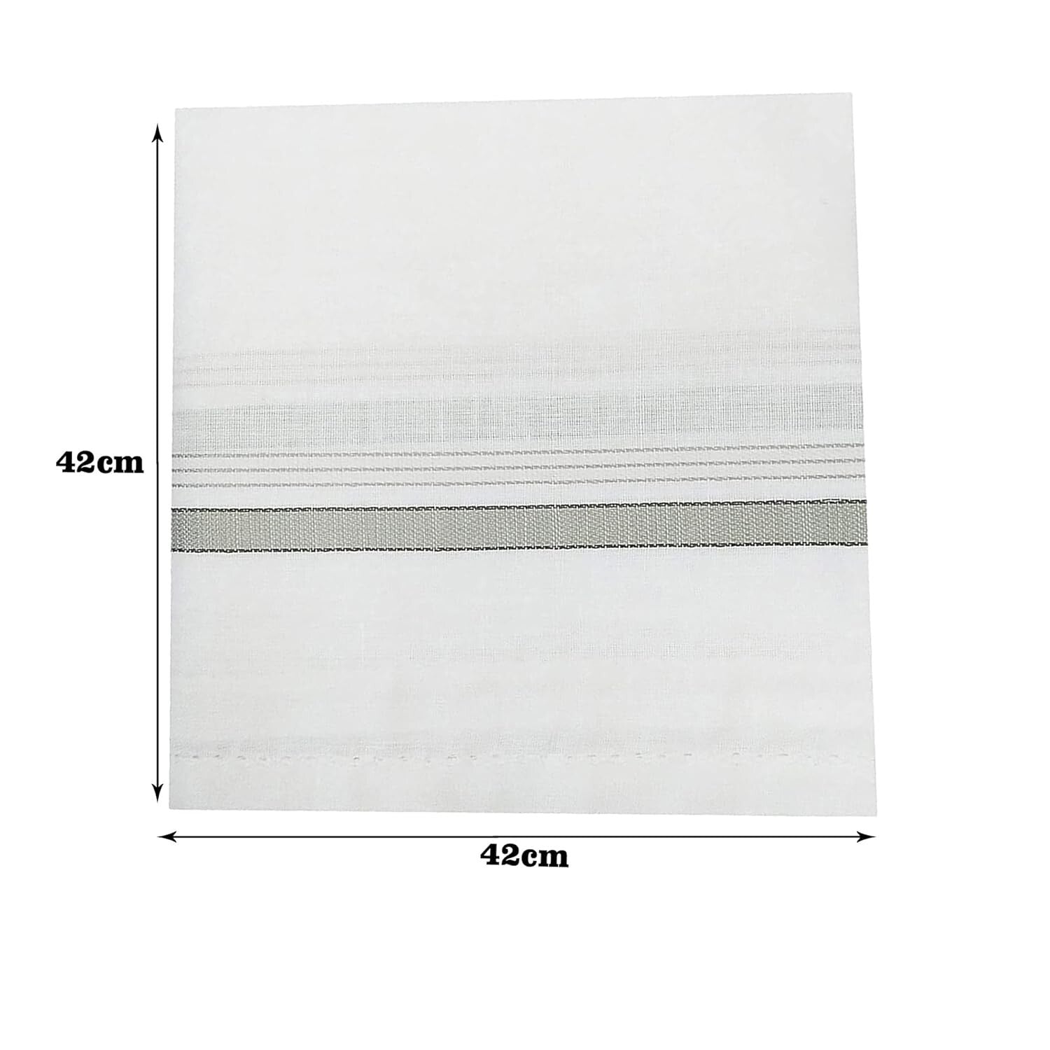 Set of 48 Cotton Hankies for Men Handkerchief Collection