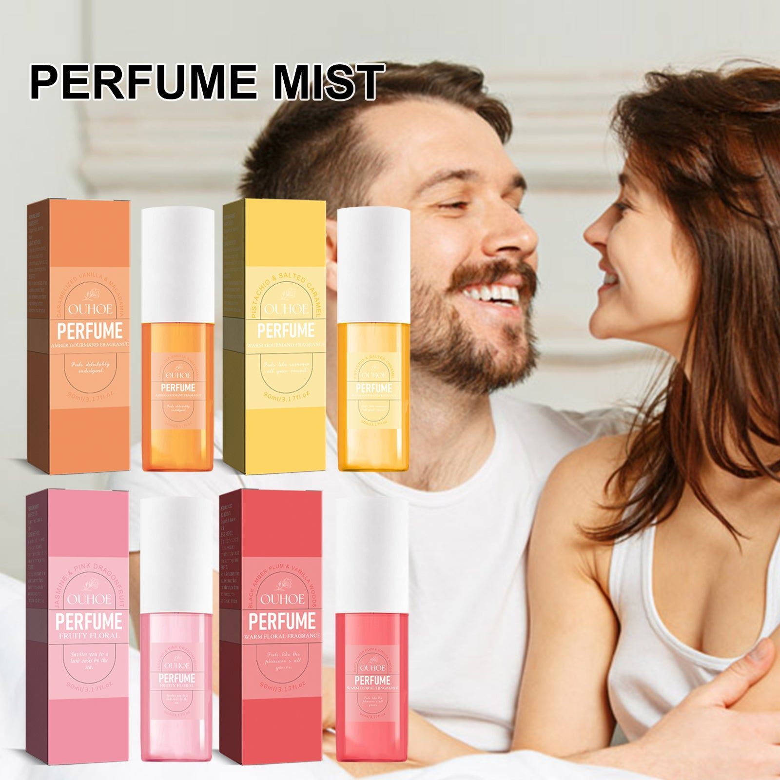 Brazilian Orange Perfume for Women, Long-Lasting Natural Floral Fragrance, Attraction Boost ,90ml