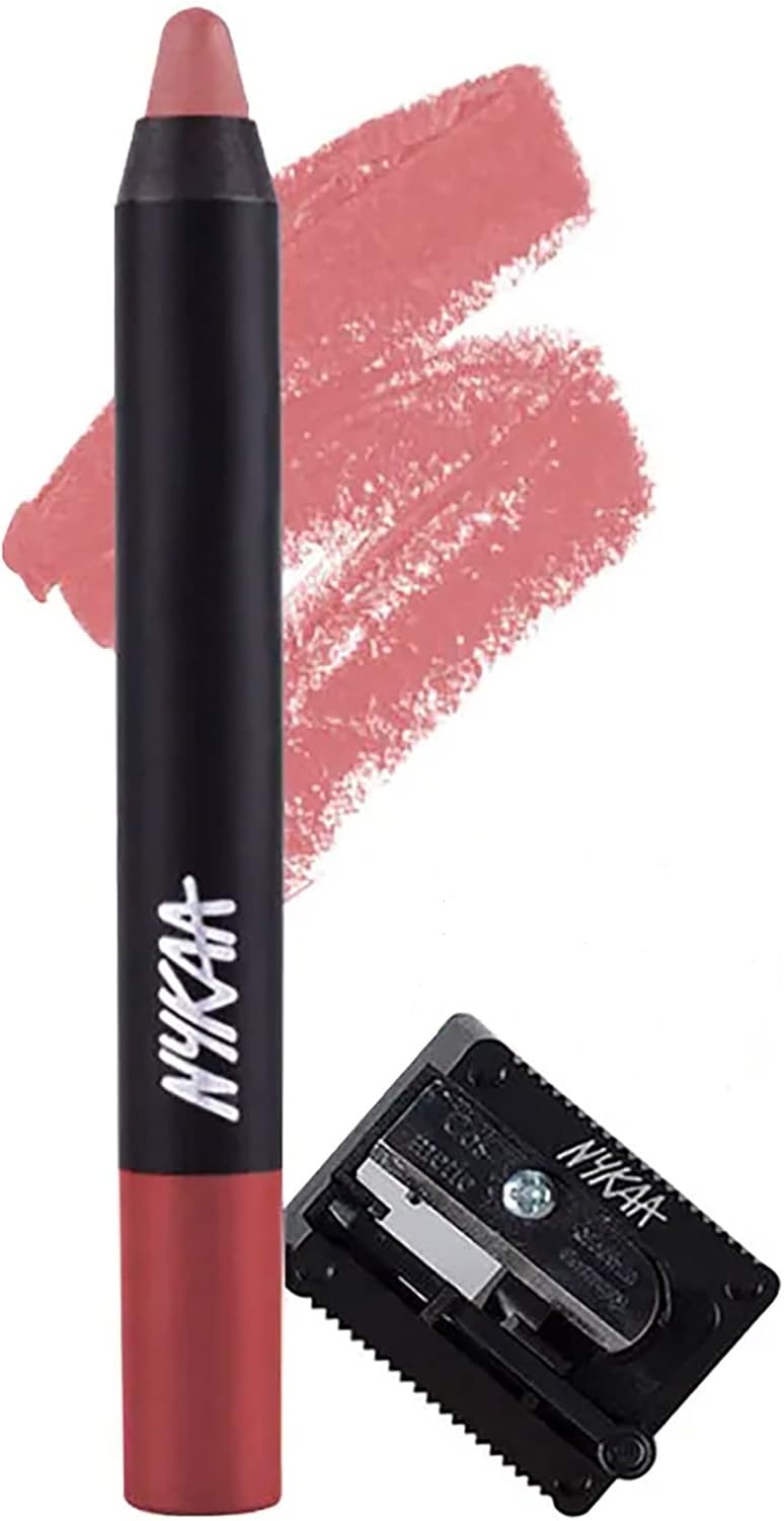 Nykaa Matteilicious lip crayon Lacy Luck 10