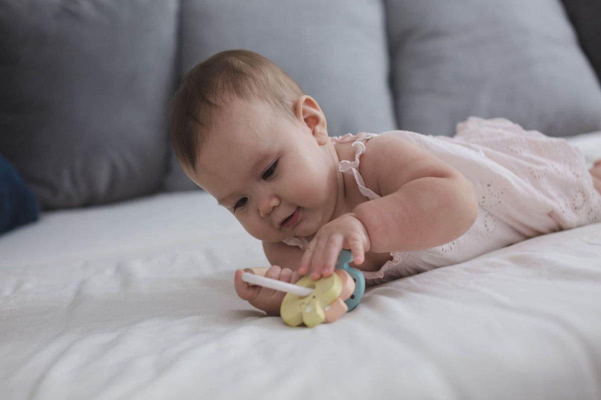 PlanToys Baby Key Rattle Pastel Color