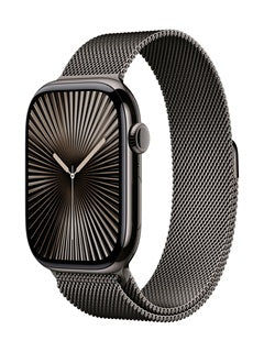 Series 10 GPS + Cellular 46mm Titanium Milanese Loop M/L