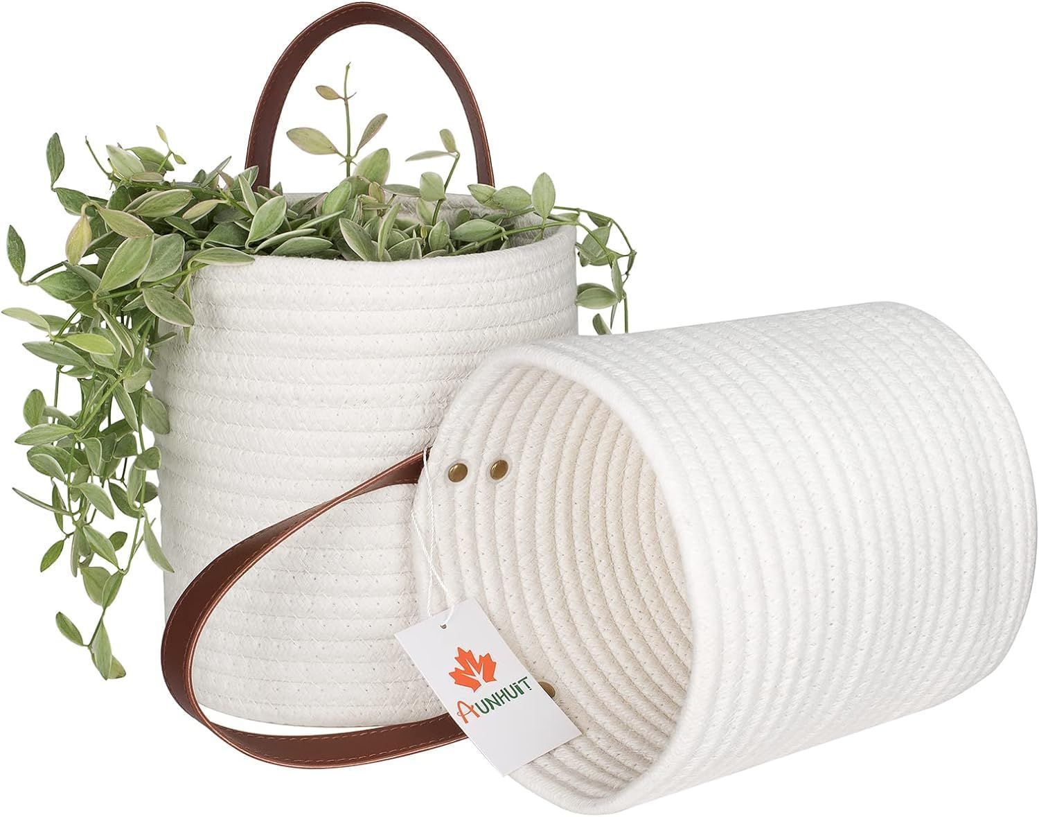 AIESY® 2 Pcs Set Beautiful Handcrafted Decorative Hanging Baskets