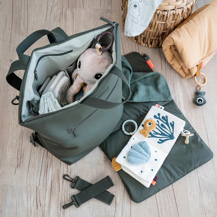 Done By Deer Changing Backpack Green