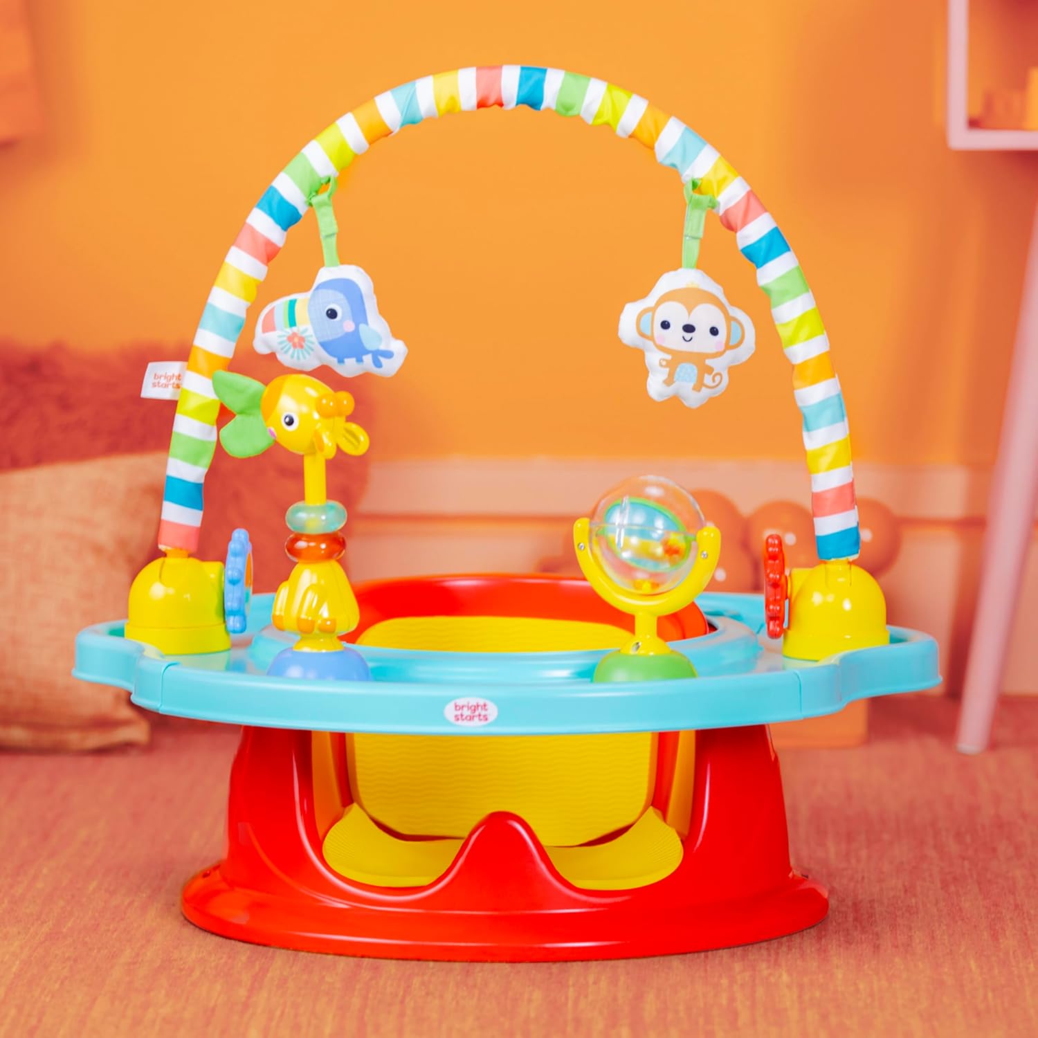 Bright Starts SuperSeat Playful Paradise 3-in-1 Activity Seat, (57 x 57 x 56.04 cm)