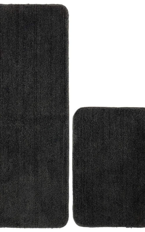 AIESY® Set of 2 pcs Soft Anti Slip Runner Quick Dry Bath Mat