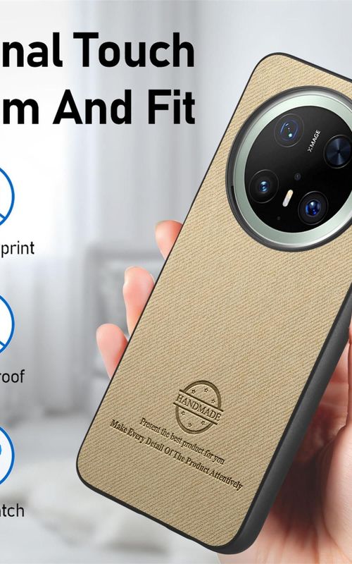 Twill Fabric Leather Phone Case For Huawei Mate 70 Pro+