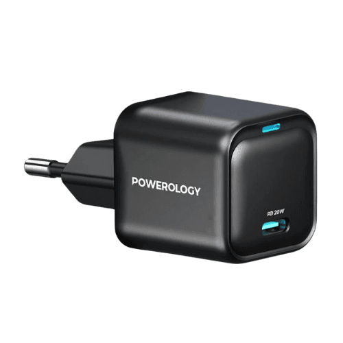 Powerology Ultra-Compact Gan 20w PD Adapter
