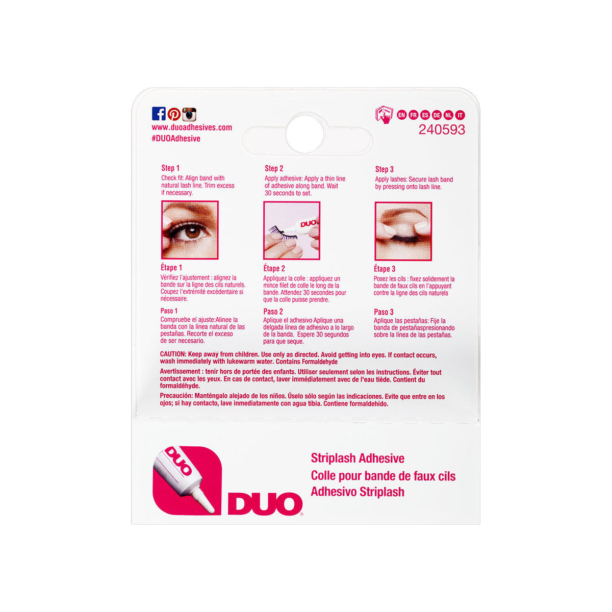 DUO Striplash Adhesive 7g - Dark