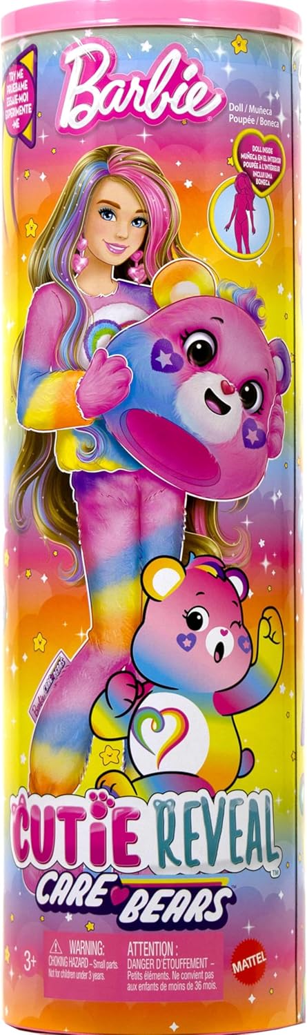 Barbie Cutie Reveal Care Bears Series 2 Togetherness Bear Doll Playset