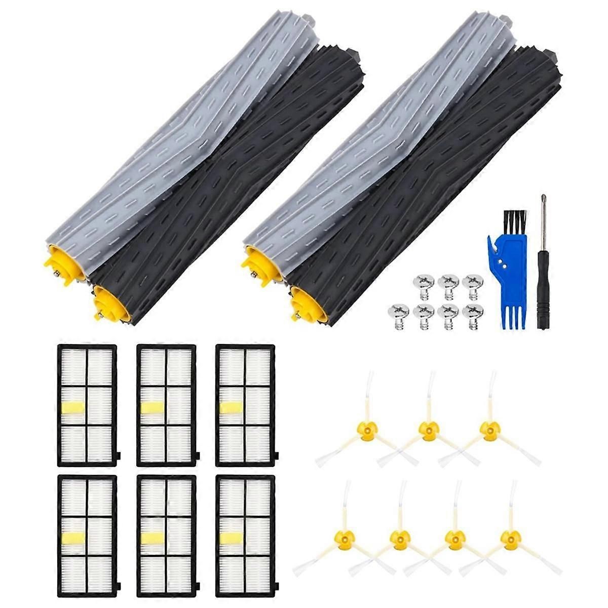 Main Side Brush HEPA Filter Parts Compatible with Roomba Series
