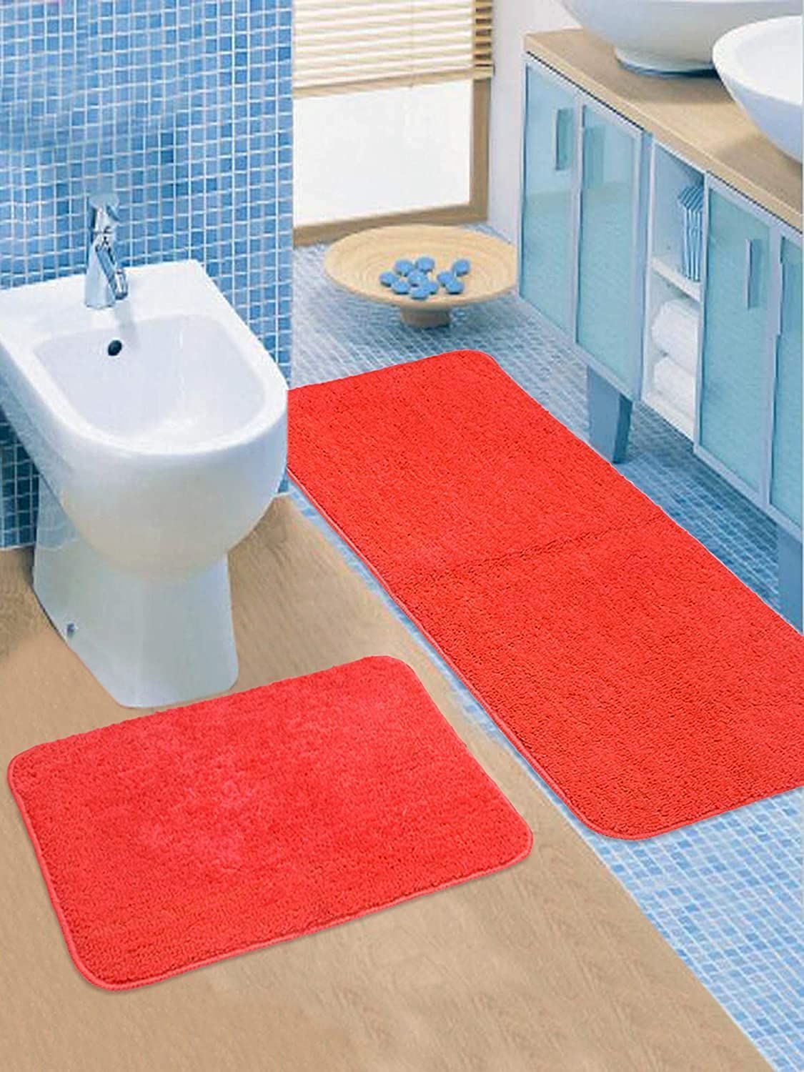 AIESY® 2pcs Micro Anti Slip Soft Runner Door Mat for Kitchen