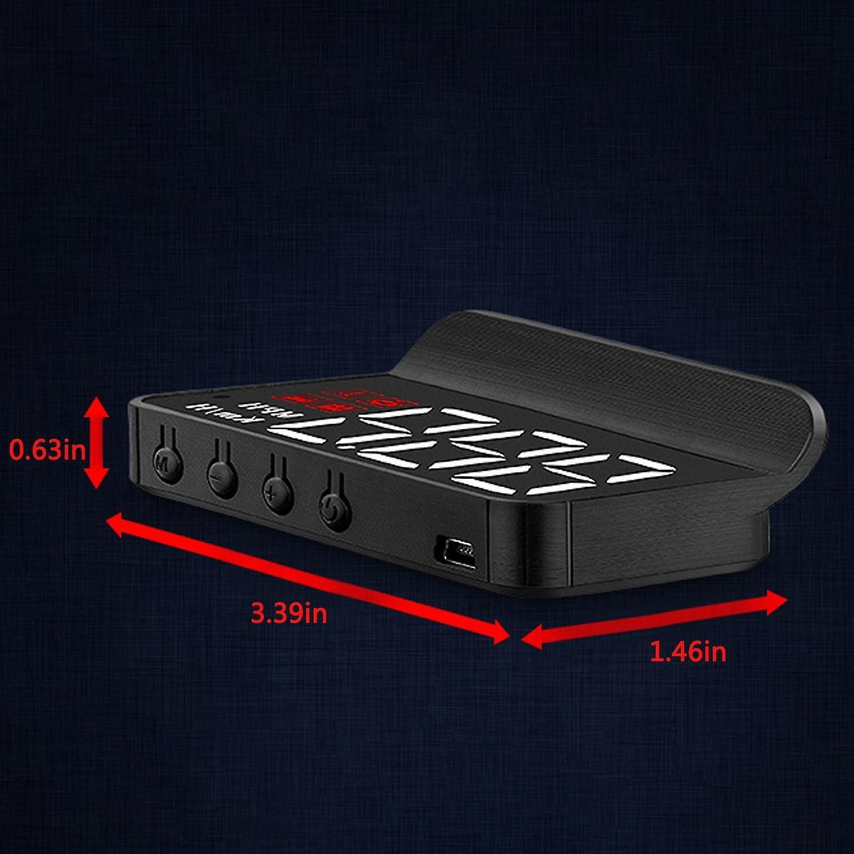 Head Up Display, Car Universal Gps Hud, Speedometer Usb Interface, Speed, Driving Direction, Overspeed, Clear Fault Code, For All Vehiclefor