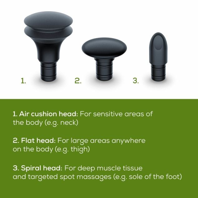 Beurer MG79 Sensitive Muscle Deep Tissue Massager Gun Black