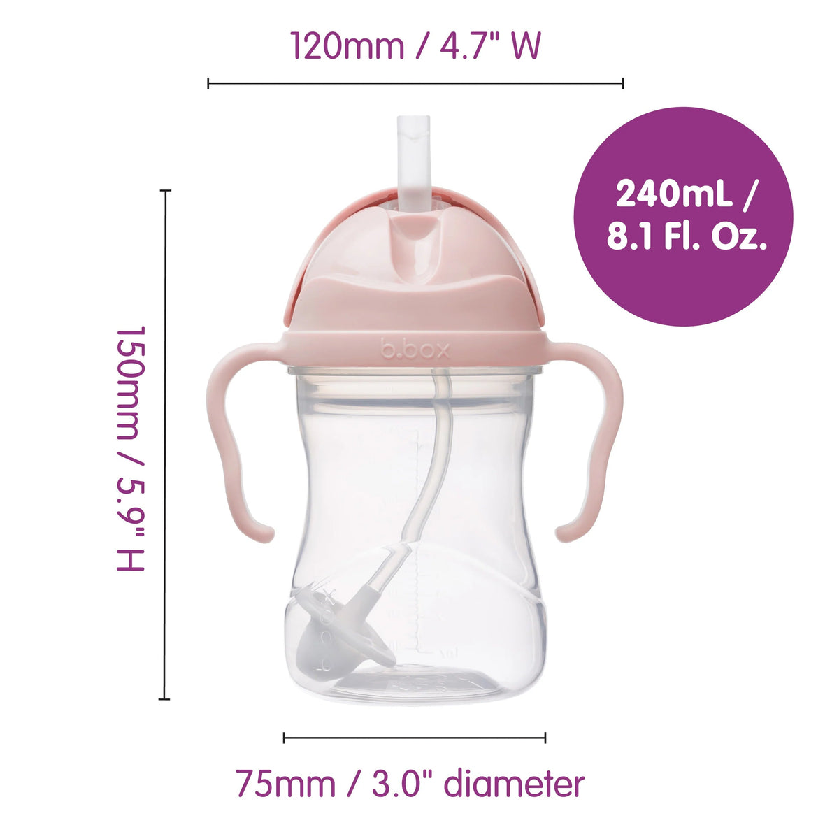 b.box Sippy Cup – Sage