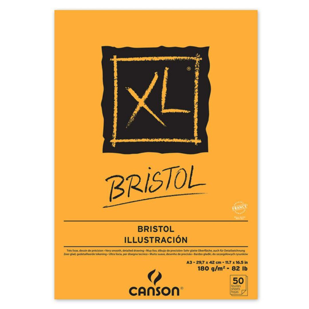 Canson XL, Bristol Pad, 50 Sheets, 180 GSM