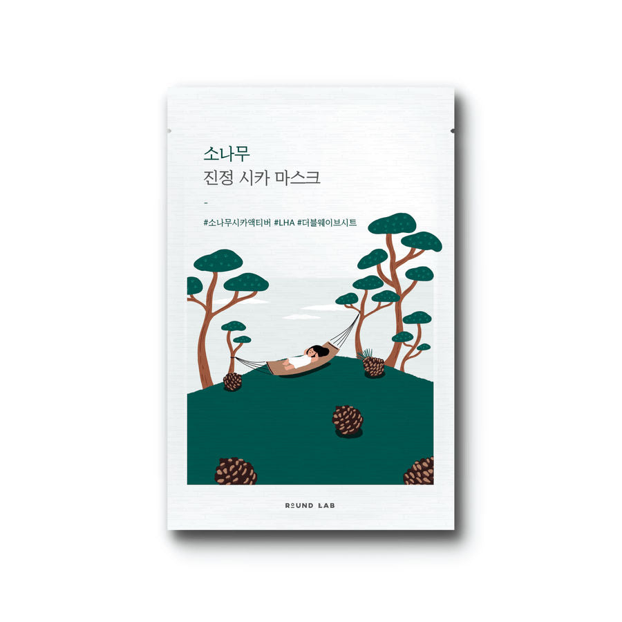 Round Lab Pine Calming Cica mask 27ml (10ea)