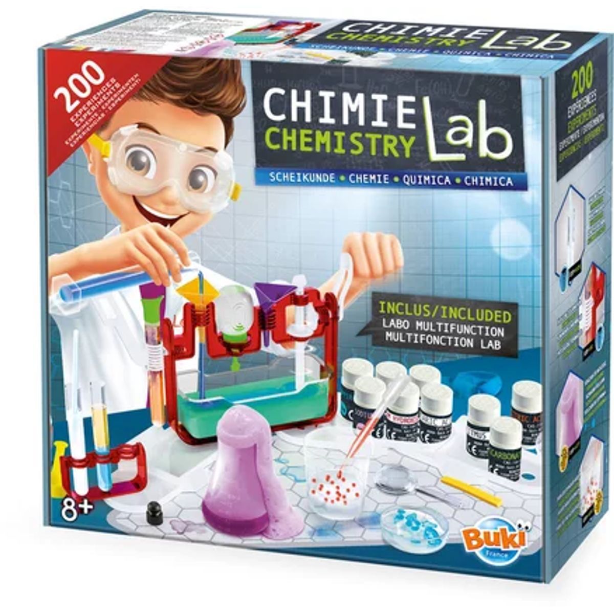 Buki France Chemistry Lab Experiment Kit, (200 Experiments)