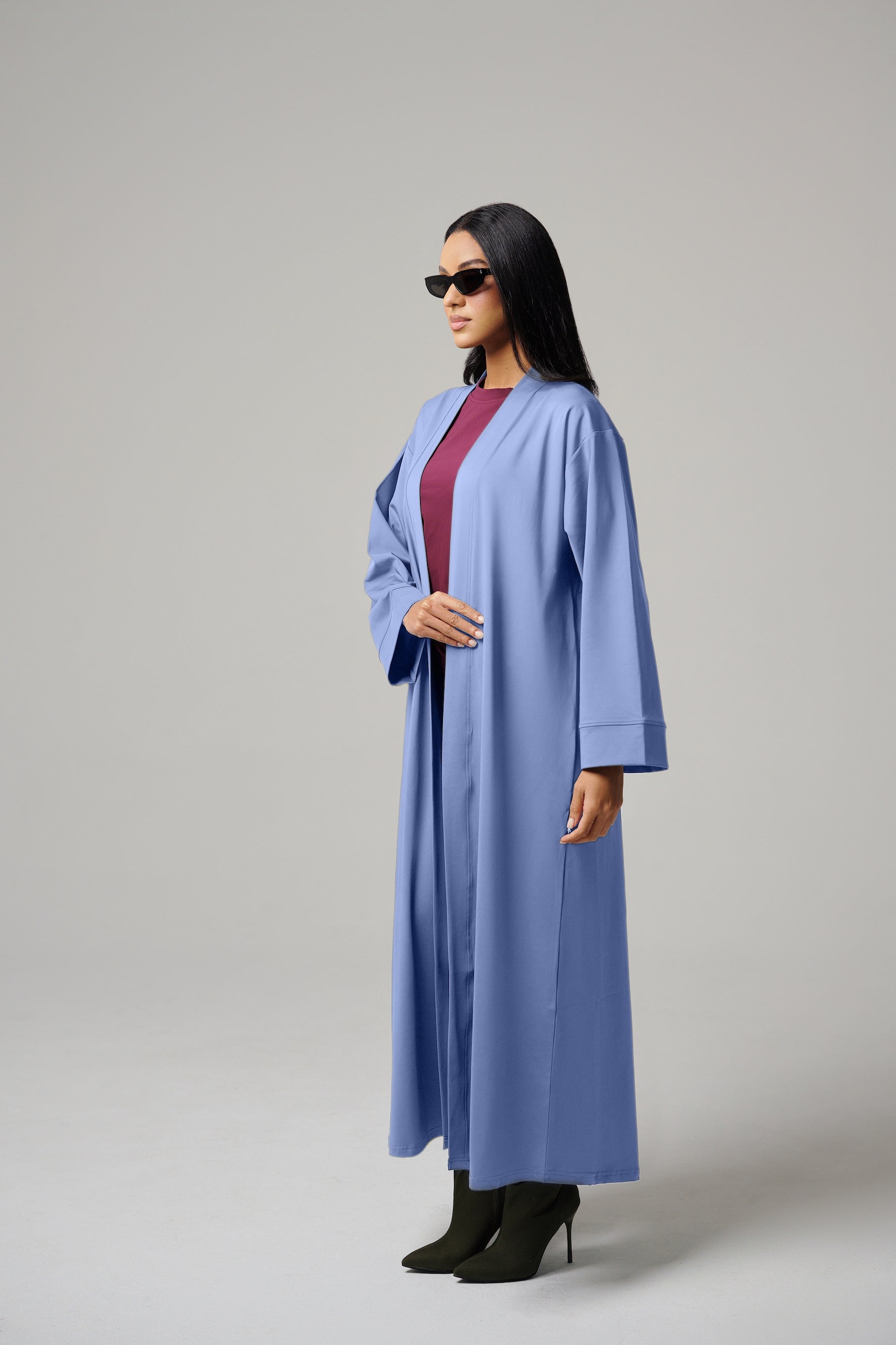 MULU Classic Women's Abaya - Light Blue
