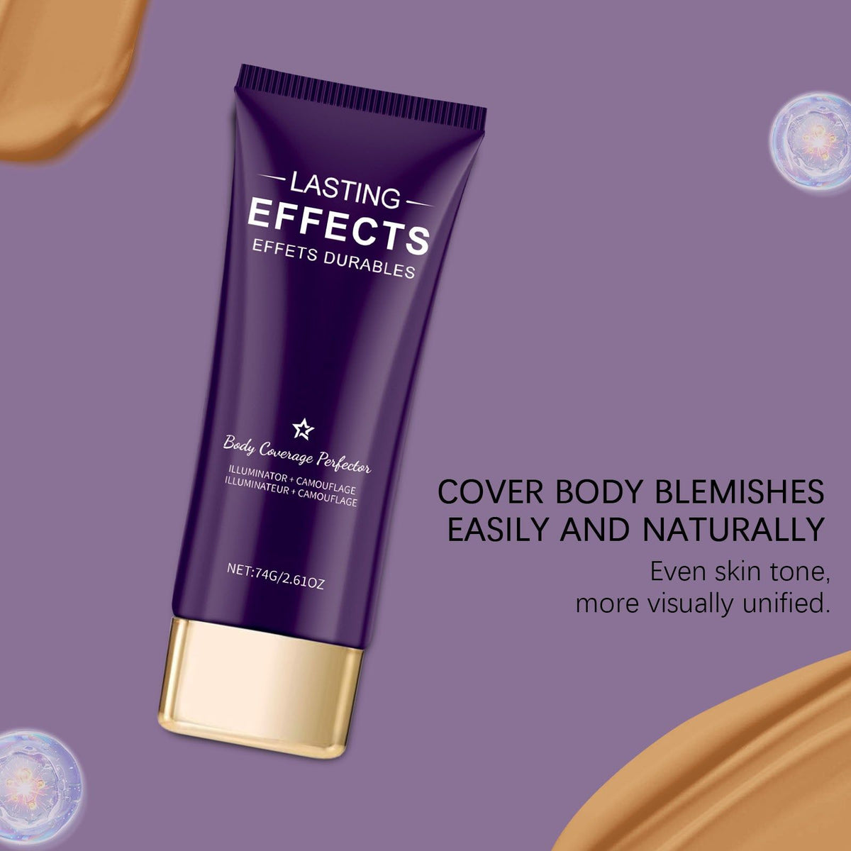 Dark Skin Daily Concealer, Long-Lasting Blemish Cover, Moisturizing, Flawless Finish ,74g