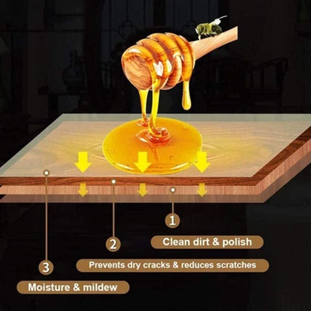 Wood Seasoning Beeswax Wood Furniture Cleaner Polish For Floor Tables Cabinets