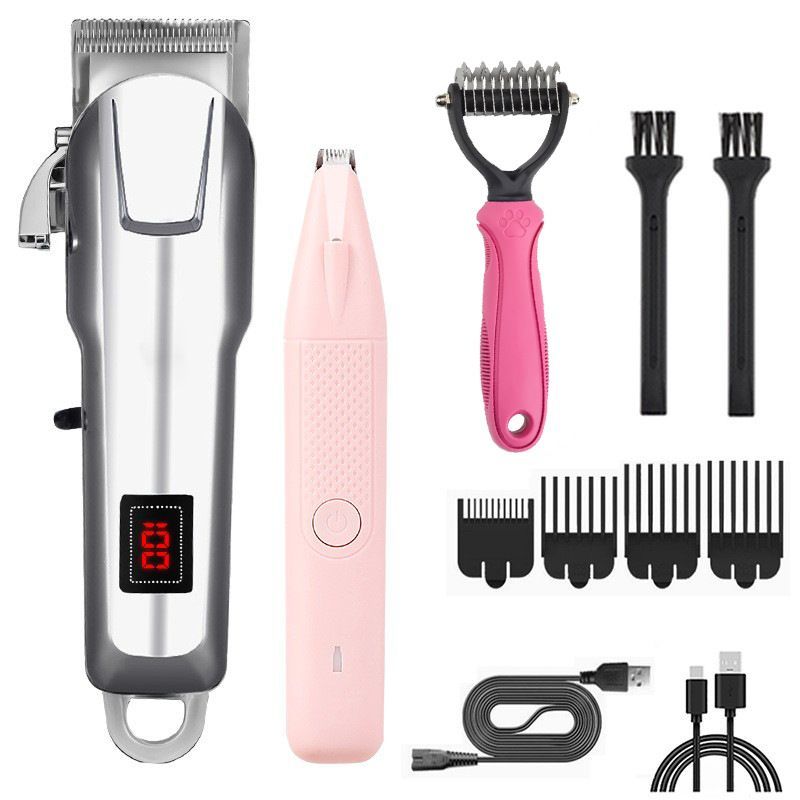 Pet Grooming Kit with Clipper and Foot Trimmer