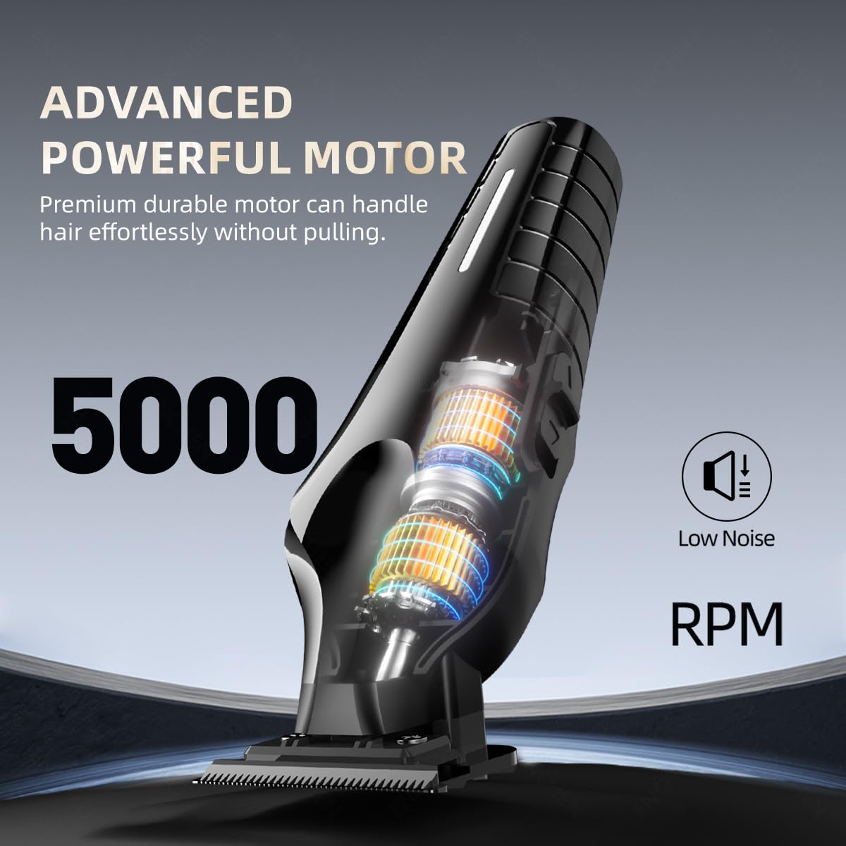ENCHEN Sharp 6 Electric Hair & Beard Trimmer, 5000RPM, Zero-Gap T-Blade, USB Type-C Rechargeable