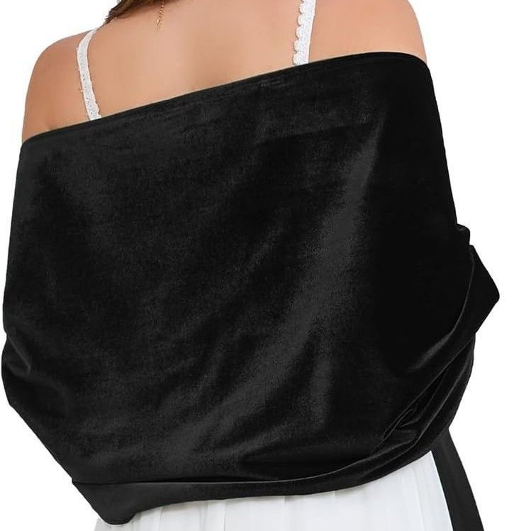 Luxury Velvet Shawl Wrap for Women Wedding & Evening Dress