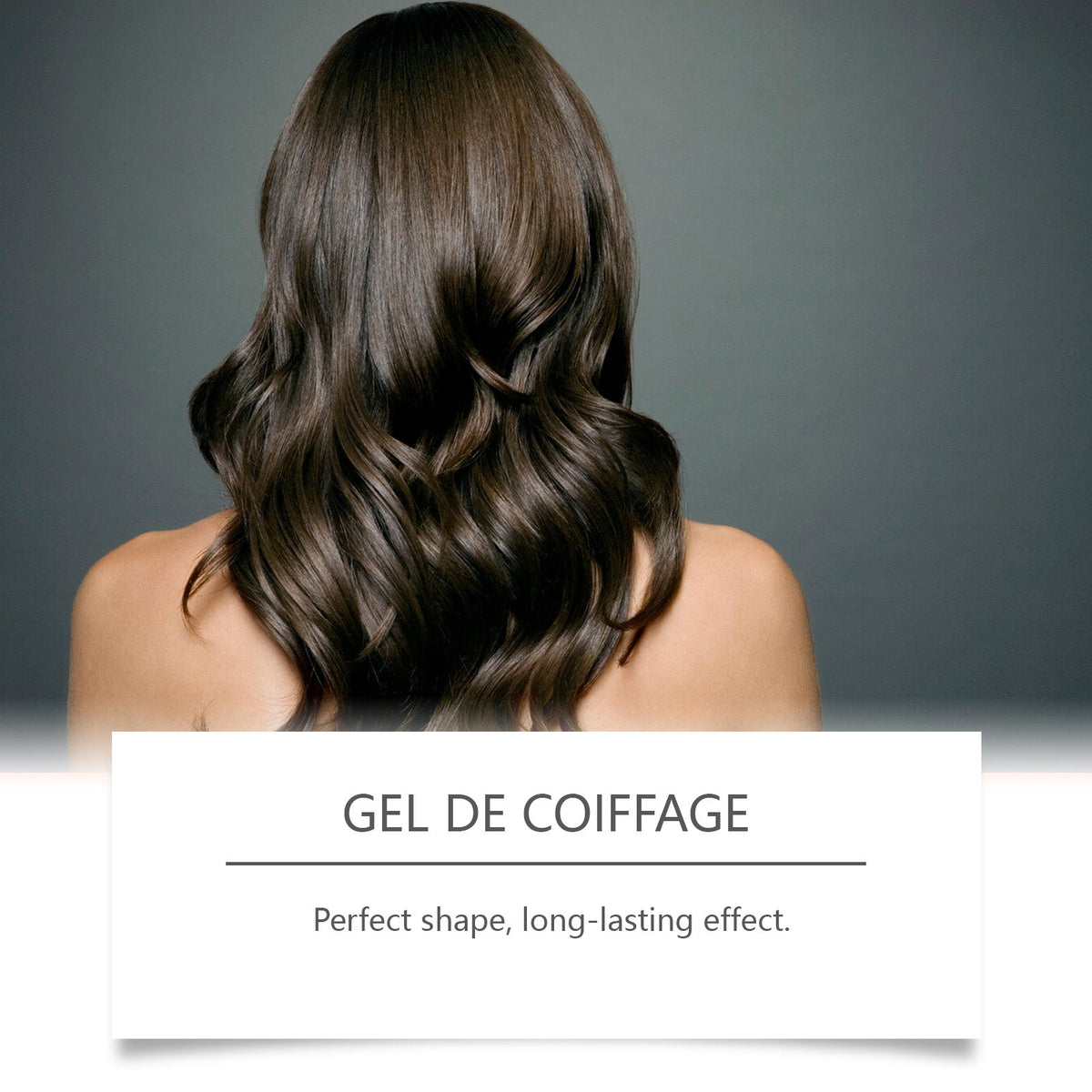 Curly Hair Gel, Long-Lasting Permanent Setting, Frizz Control, Natural Shine ,100g