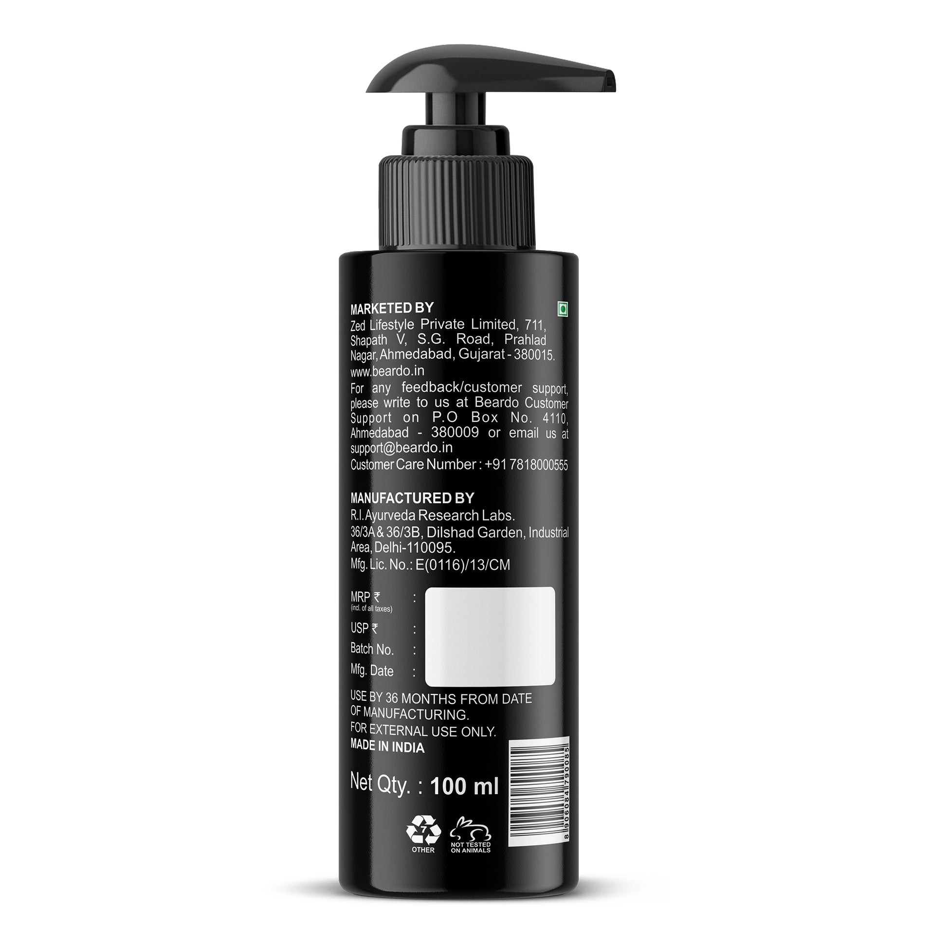 Beardo Prive Irish Royale Beard Wash 100ml
